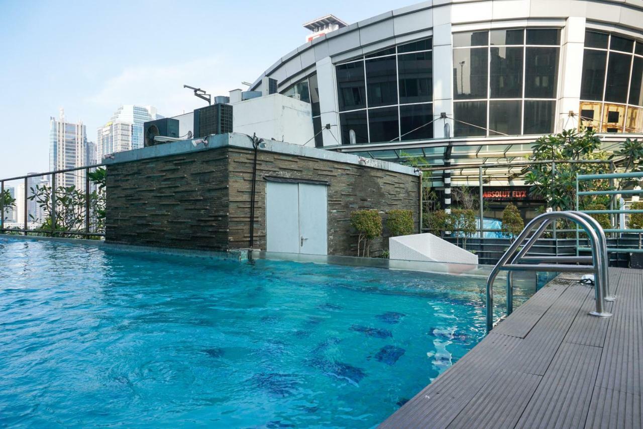 92 négyzetméteres, 3 hálószobás Apartman 2 fürdőszobával Senayan területén Jakarta Kültér fotó