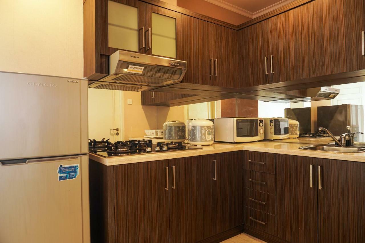 92 négyzetméteres, 3 hálószobás Apartman 2 fürdőszobával Senayan területén Jakarta Kültér fotó